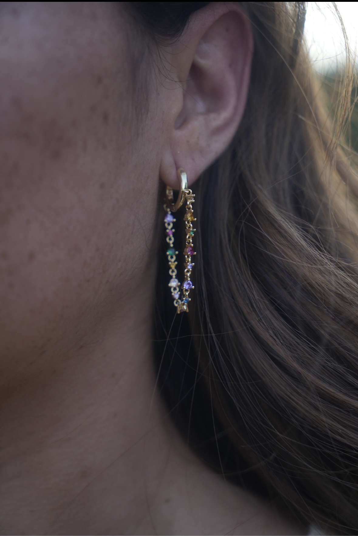 Boucle pédante multicolore