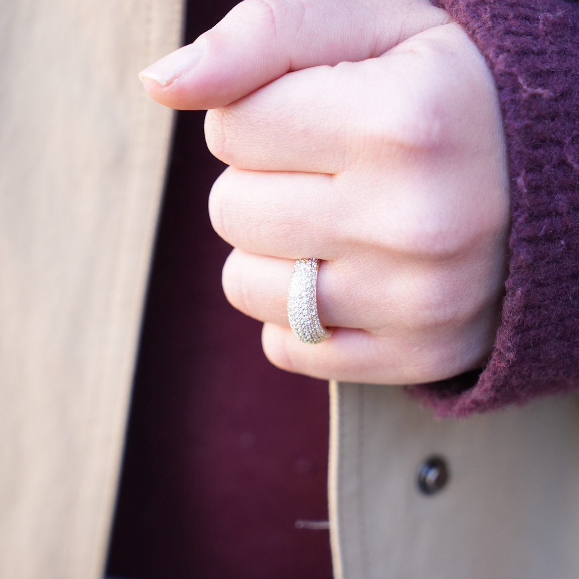 Bague strass