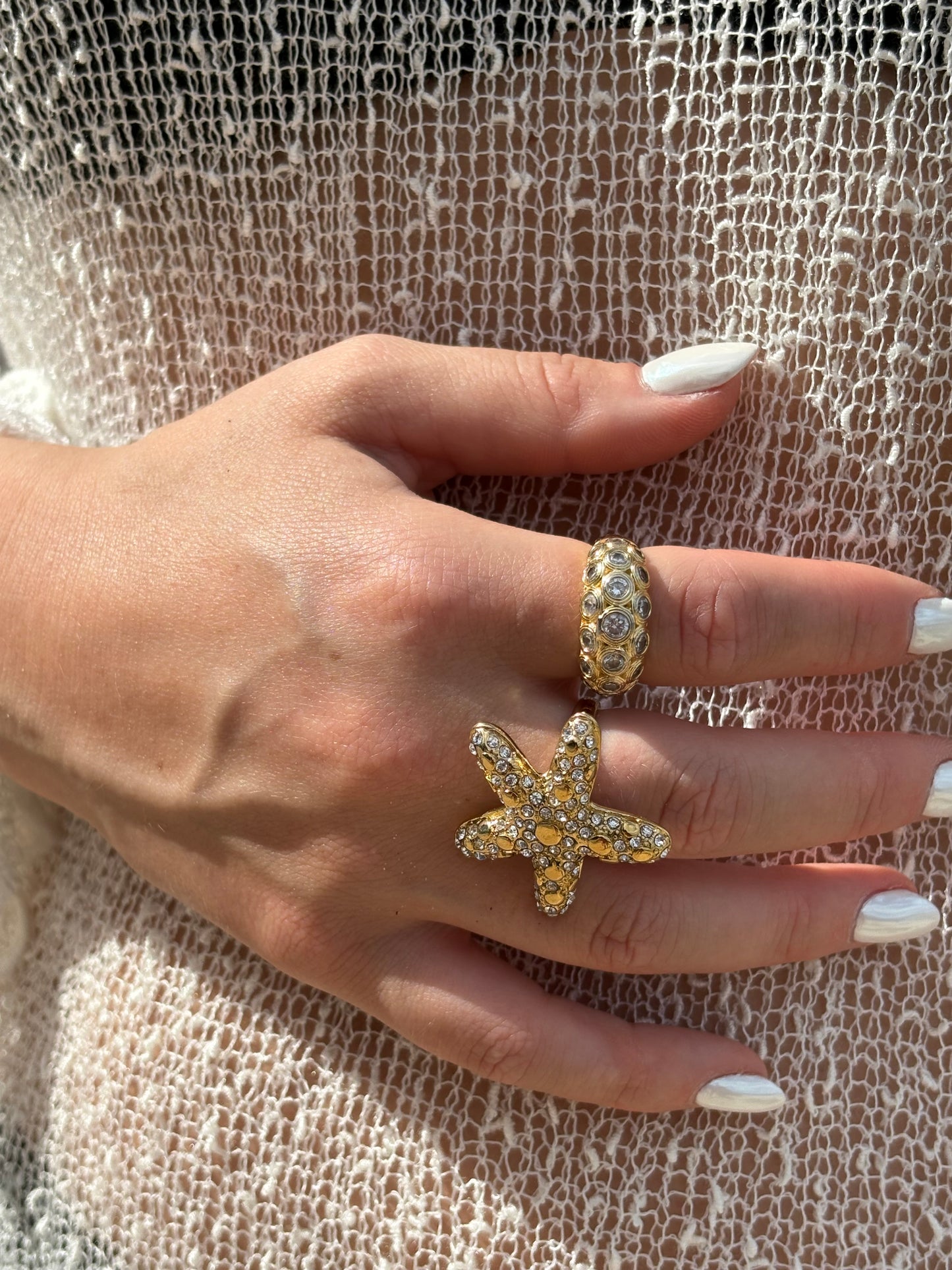 Bague taman strass
