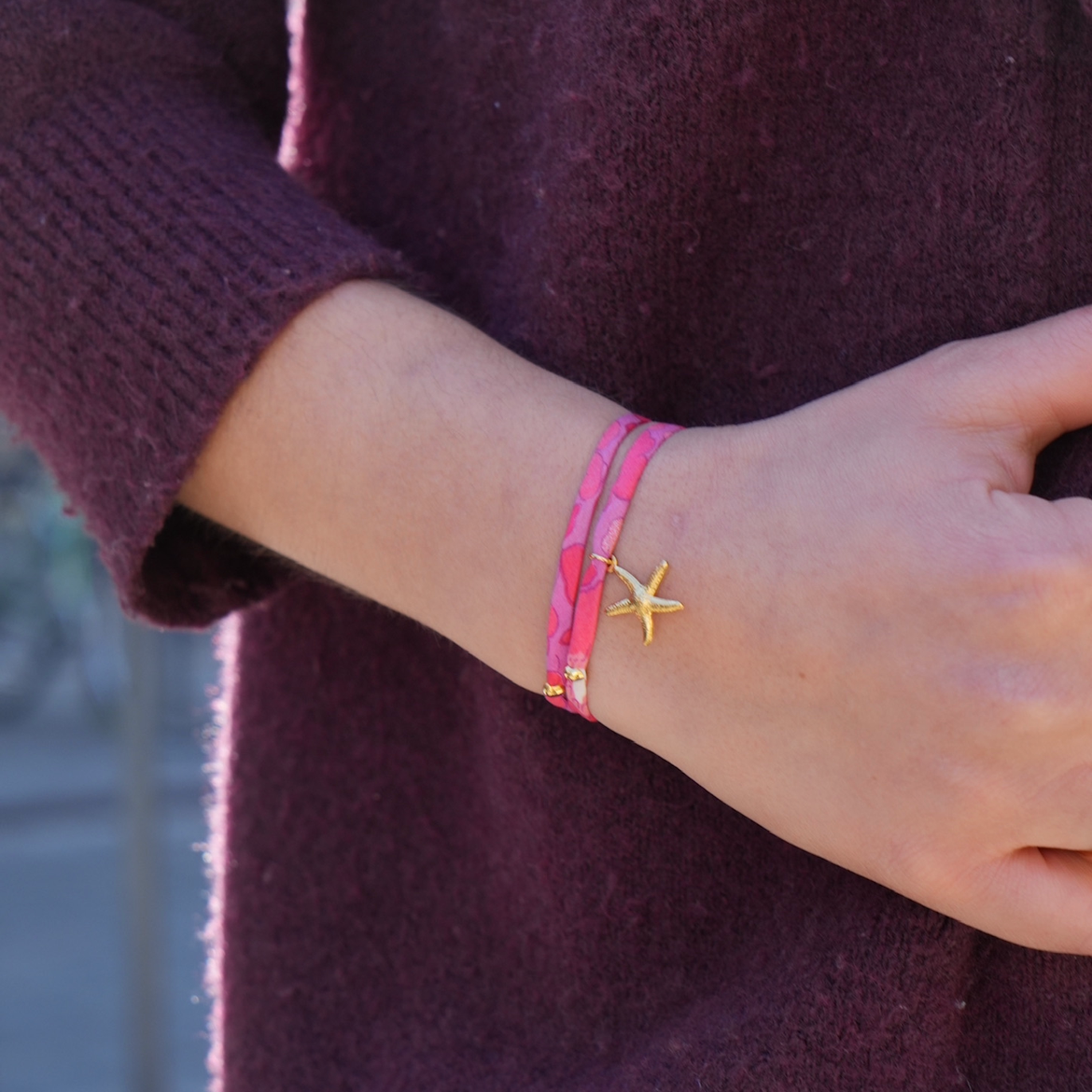 Bracelet liberty étoile mer