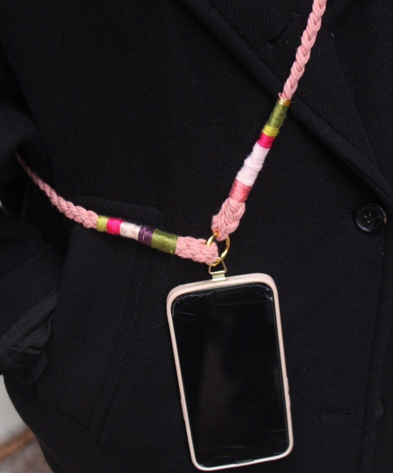 Cordon téléphone coloré