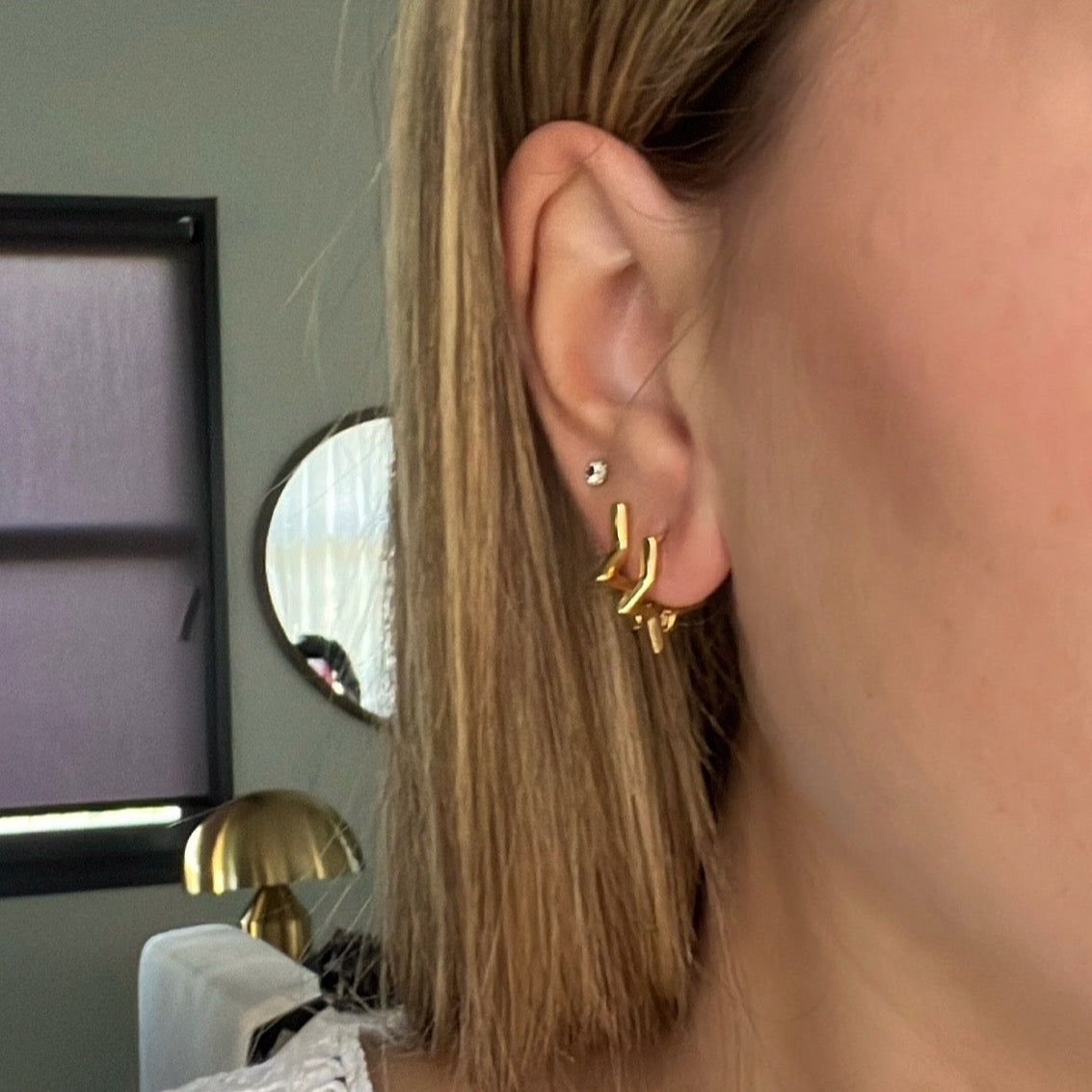 Boucles d’oreilles grosse étoile