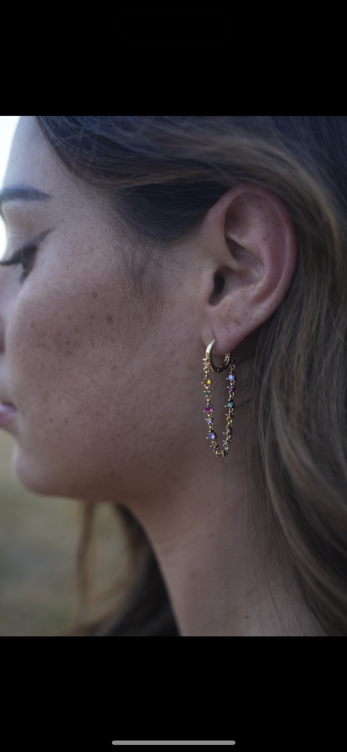 Boucle pédante multicolore