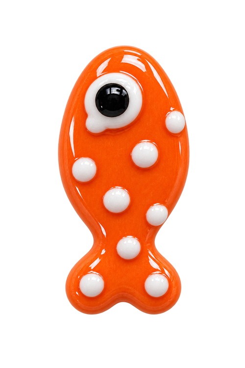 Breloque Poisson à pois