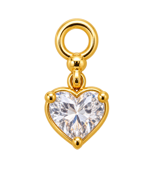 Breloque Strass cœur ou étoile