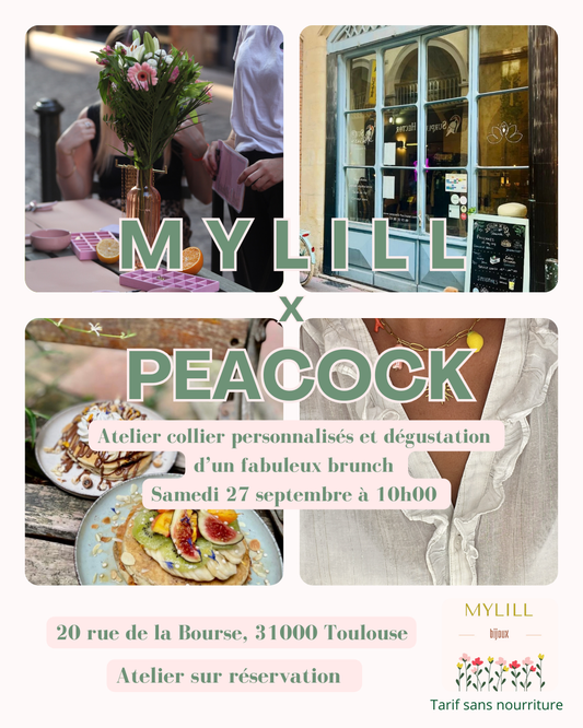 Atelier coller personnalisé chez Peacock 27 septembre 🥞🎀