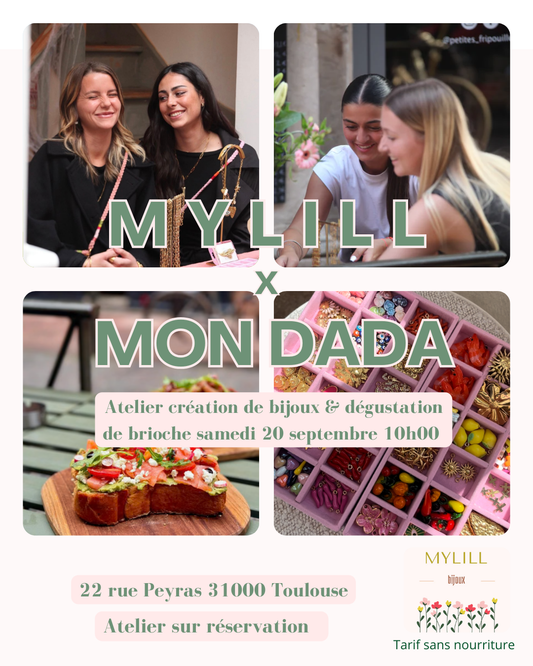 Atelier collier personnalisé chez Mon Dada le 20 septembre ✨🍞