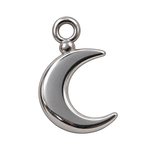Breloque Lune argentée