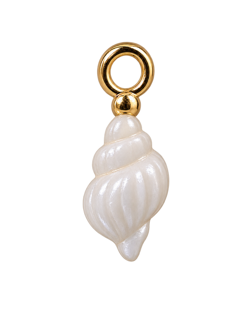 Breloque Coquillage blanc