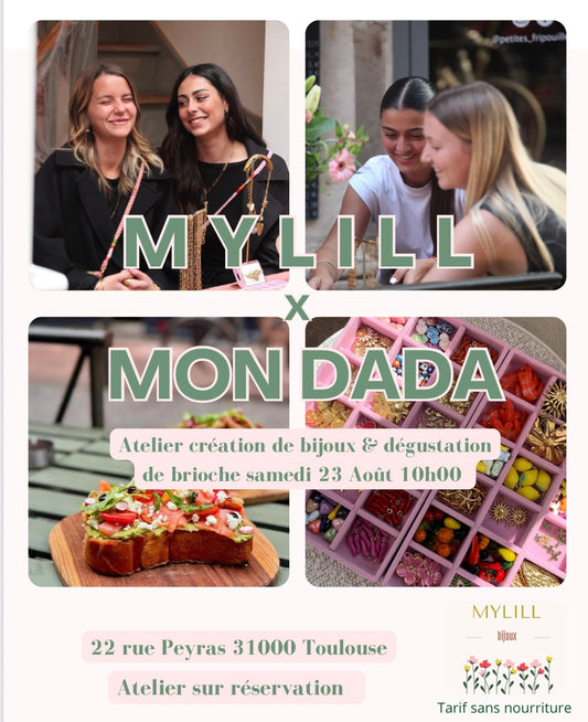 Àtelier collier personnalisé Mon Dada le samedi 23 août🌸