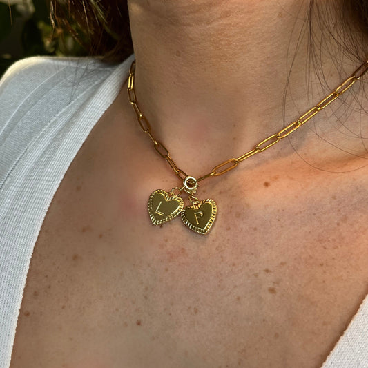 Collier cœur initiale