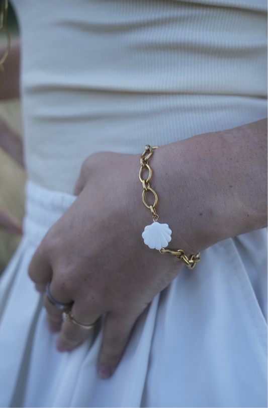 Bracelet coquillage nacré