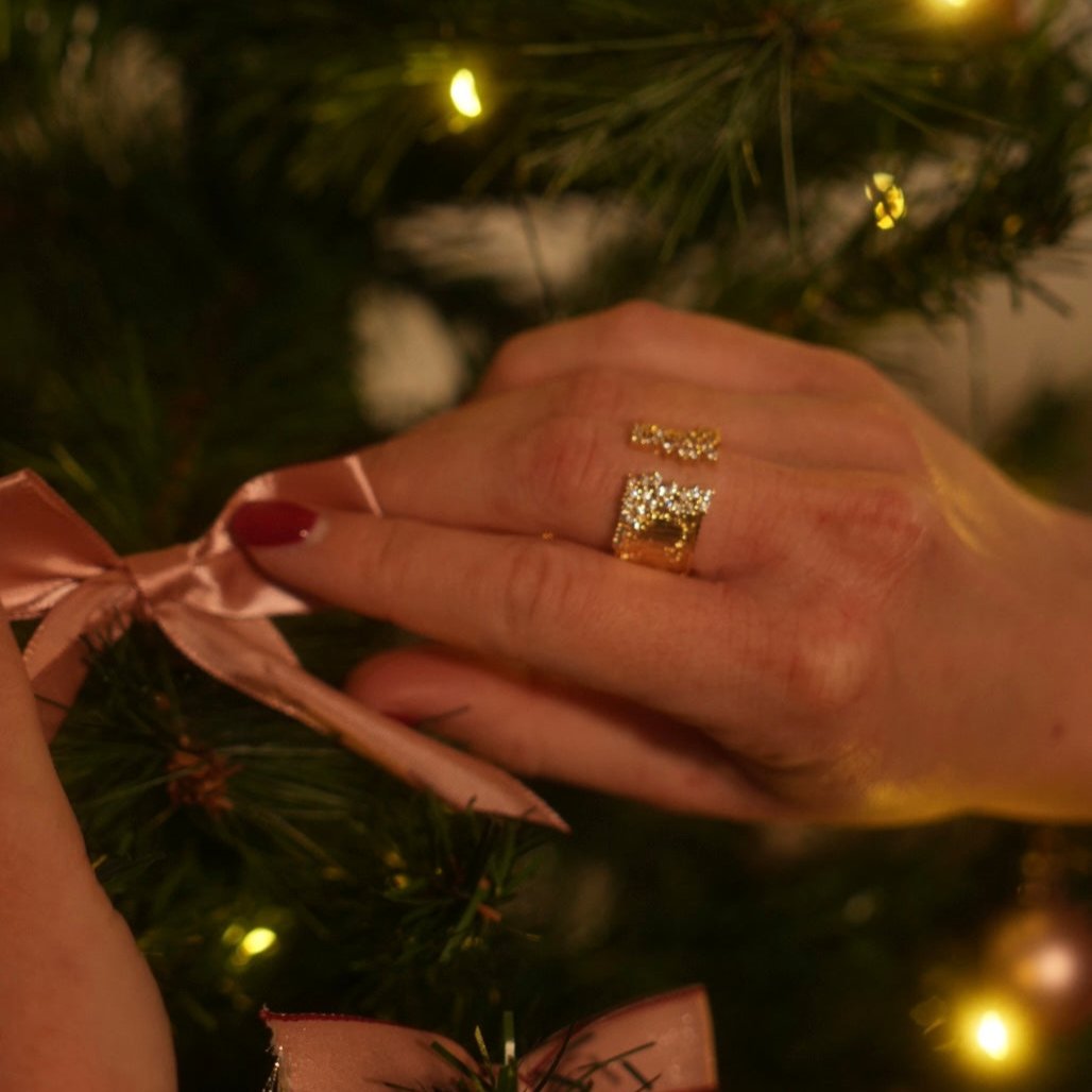 Bague strass