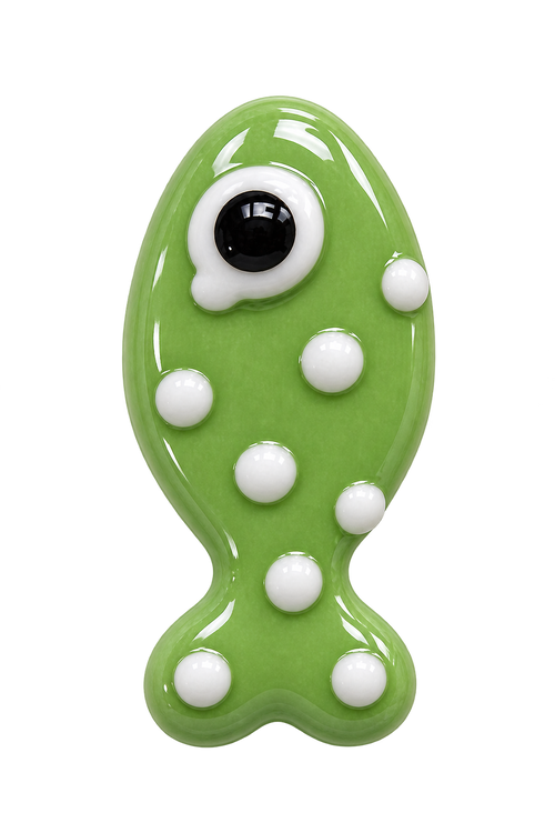Breloque Poisson à pois