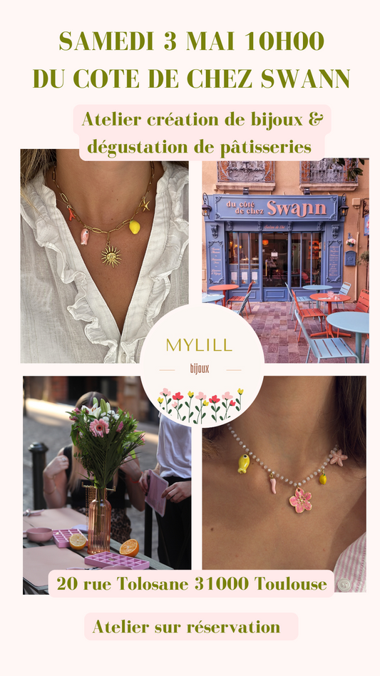 Atelier collier personnalisé du coté de chez Swann 🌸🌞