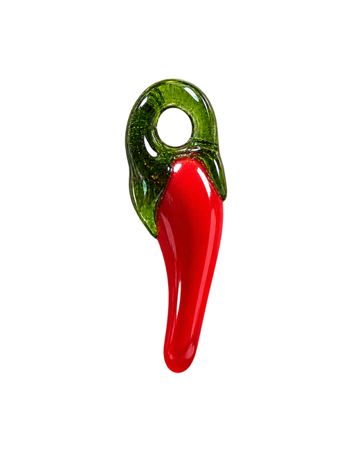 Breloque Piment en verre