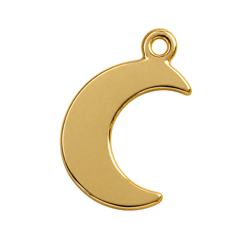Breloque Lune dorée