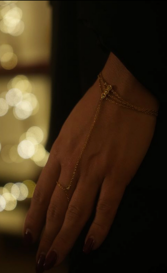 Bijou de main zircon