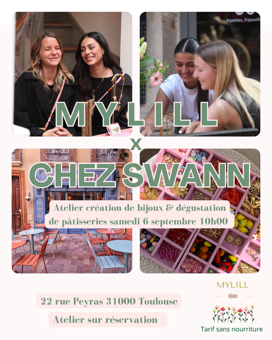 Atelier collier personnalisé chez du coté de chez Swann 6 septembre  ✨🍰