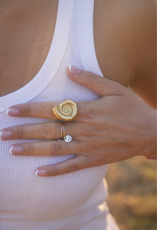 Bague coquillage