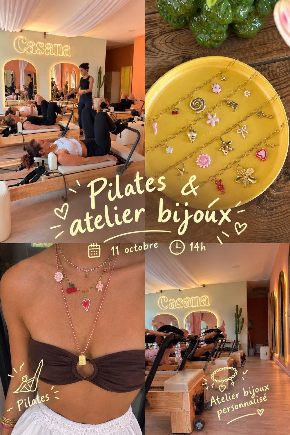 Pilates & Atelier Bijoux — MyLill × Casana ♡
