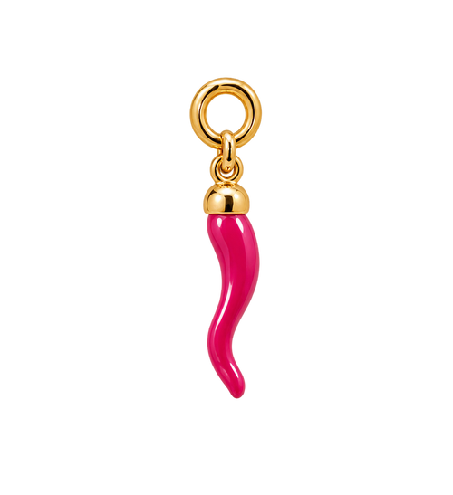 Breloque Piment fuchsia