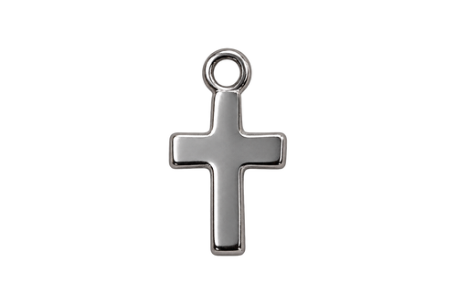 Breloque Croix argentée
