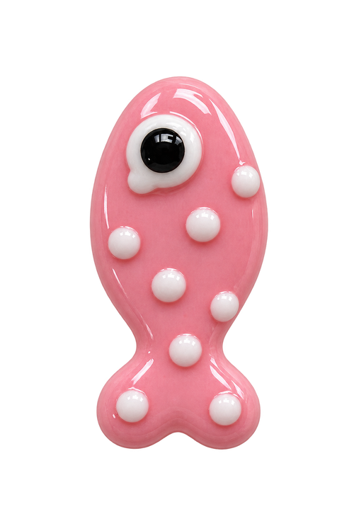 Breloque Poisson à pois