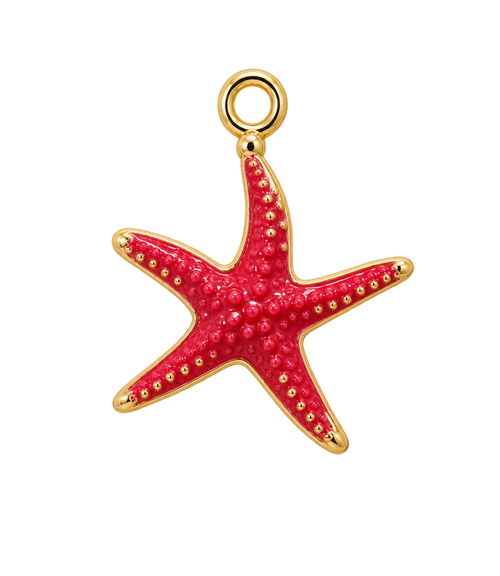 Breloque Étoile de mer rose