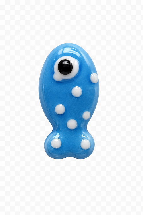 Breloque Poisson à pois