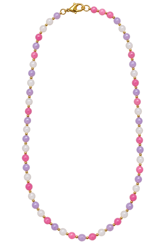Chaîne colorée collier charms
